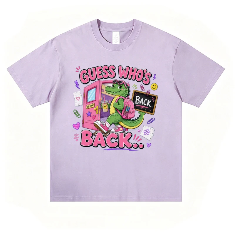Funny Back To School Teacher Shirt Cute Animal School T-Shirt First Day of School Tee Aesthetic Clothes