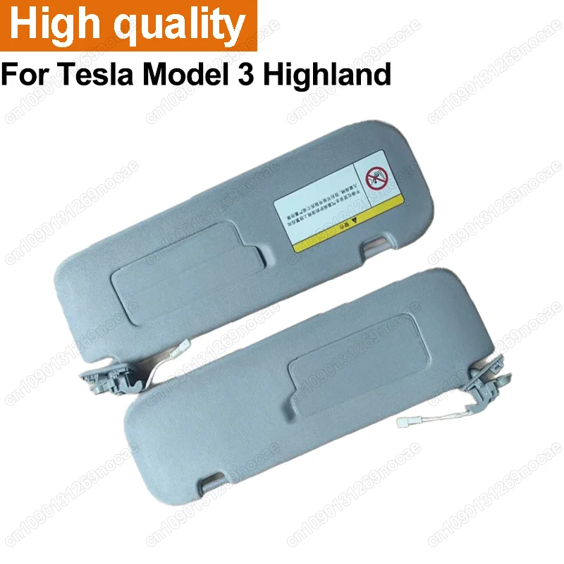 

Front Windshield Main Driving Sunshade Mirror For Tesla Model 3 Highland 2024 1490405-13-D 1490406-13-D With Sun Visor 1pcs New