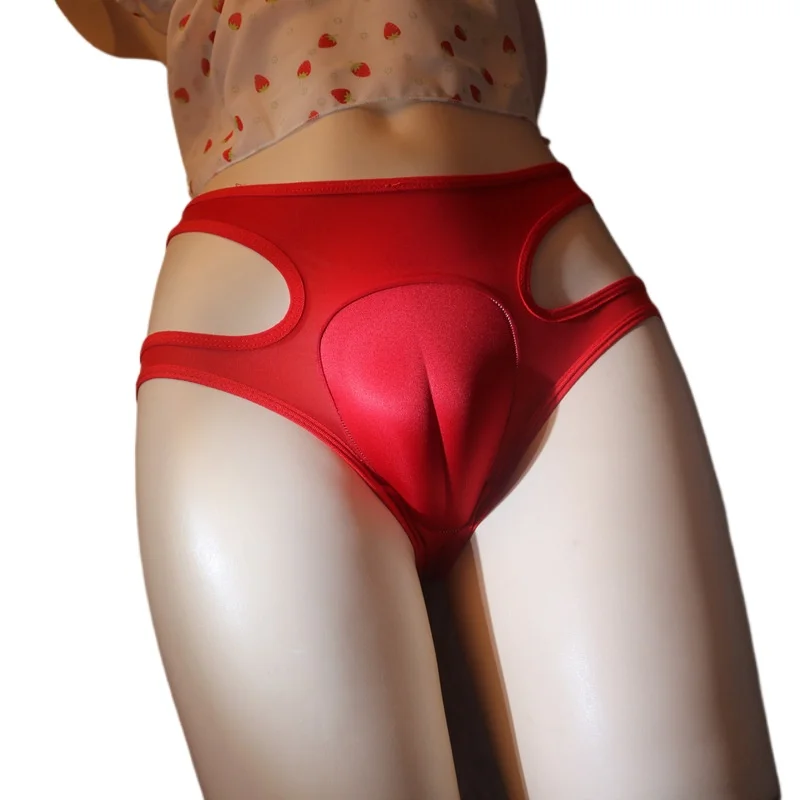 

Sexy I-shaped Leaking Buttocks, Fun Abalone Strangles, Dummy Panties, Hidden Jj Tight Briefs for Men and Women