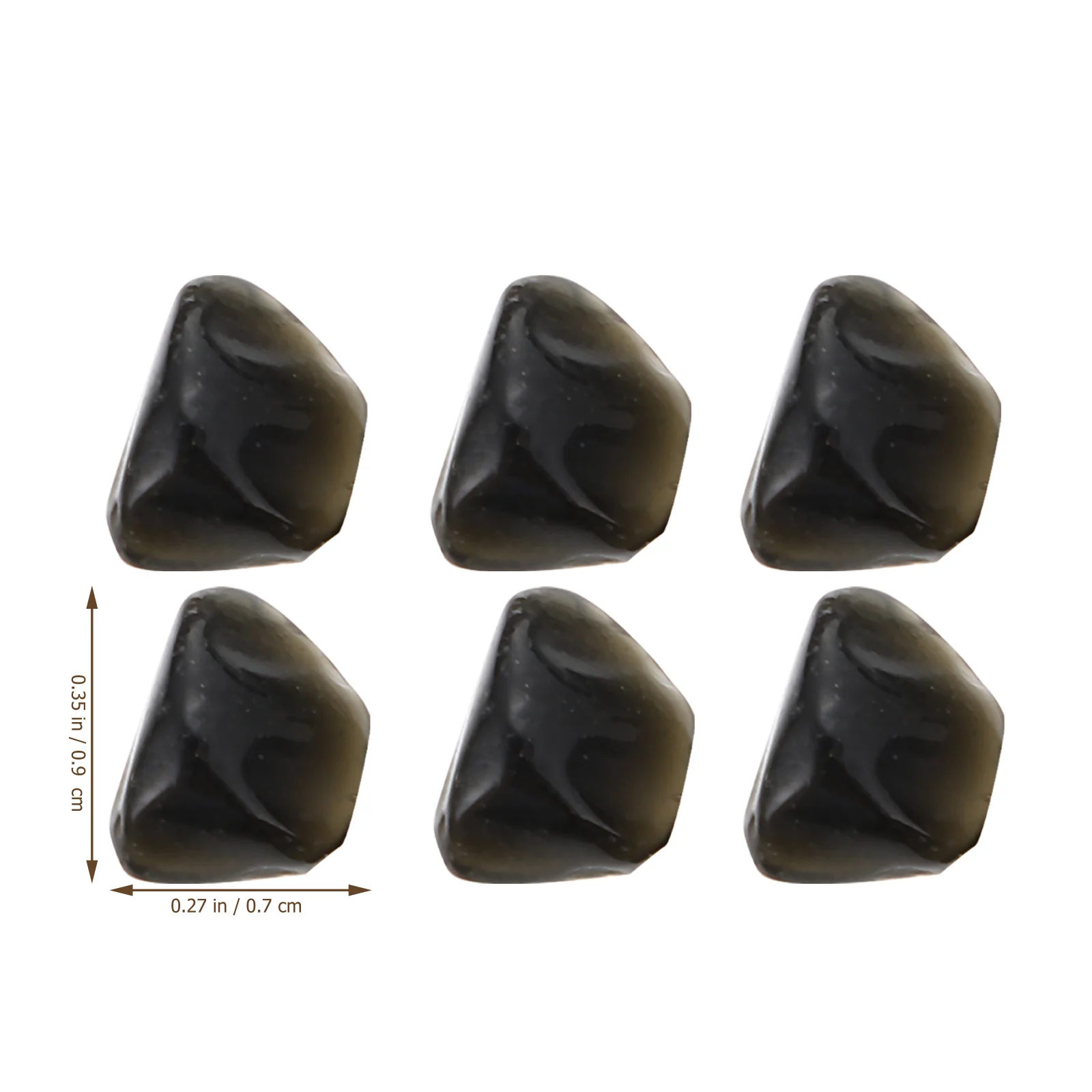 

Obsidian Gravel Decorative Rocks for Fish Tank L scaping Stones Smooth Surface Non Polluting Durable Aquarium