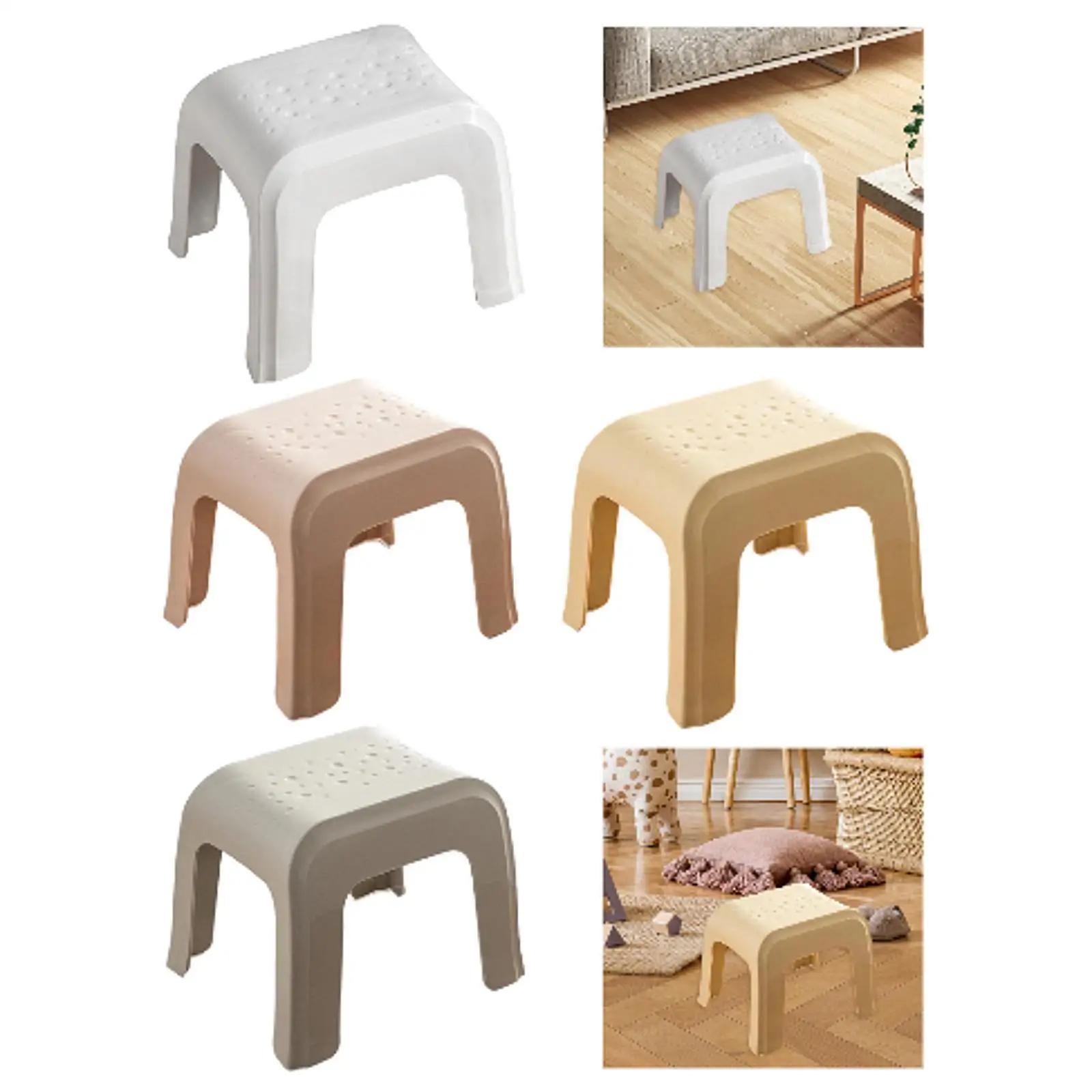 

Табурет-ступенька, противоскользящий, компактный, многофункциональный, бытовой, сверхмощный, табурет для душа для спальни, квартиры, крыльца, прикроватная тумбочка для гостиной