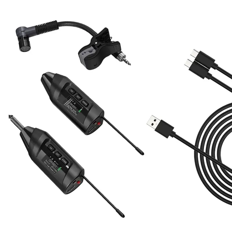 B68C Saxophone Microphone Saxophone Dedicated Wireless Microphone Reverb 6 Adjustment EQ Equilibrium Regulation Instrument Micro