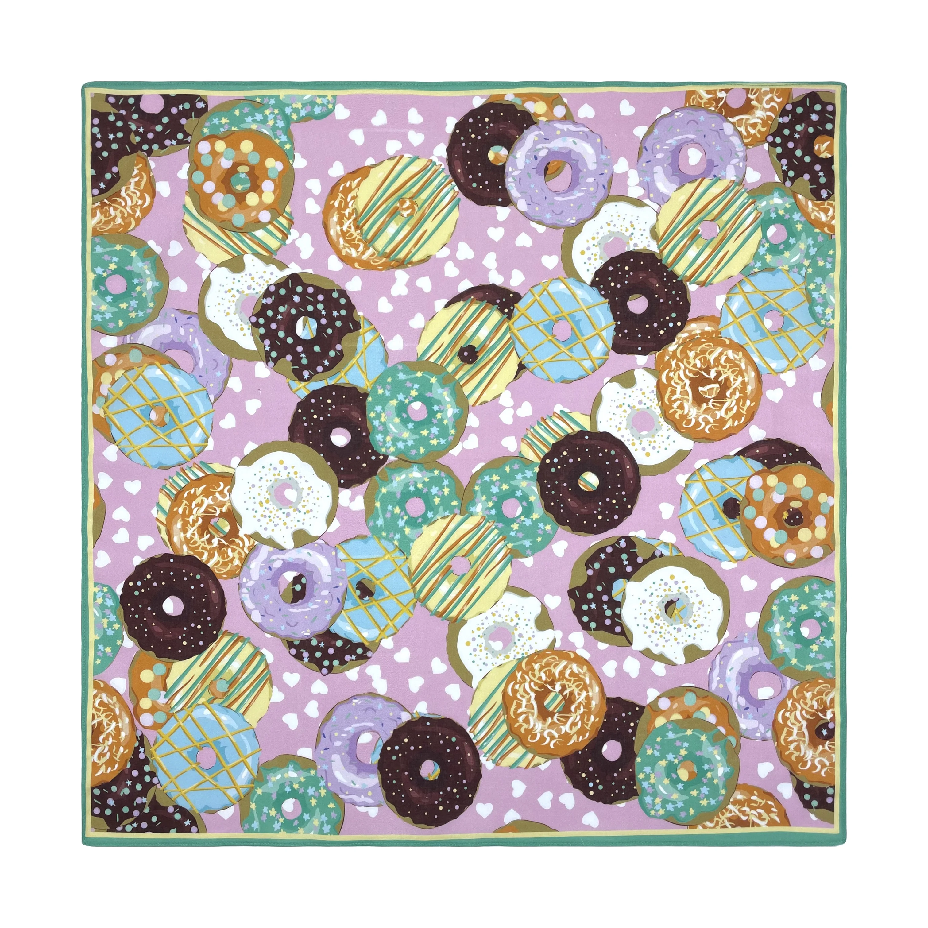 Modisches Neues Design Damen Schönes Blumenmuster Retro Hip-Hop 100% Baumwolle Bandana Quadratischer Schal Stirnband Paisley Geschenke für Frauen/Mädchen – Detail 6