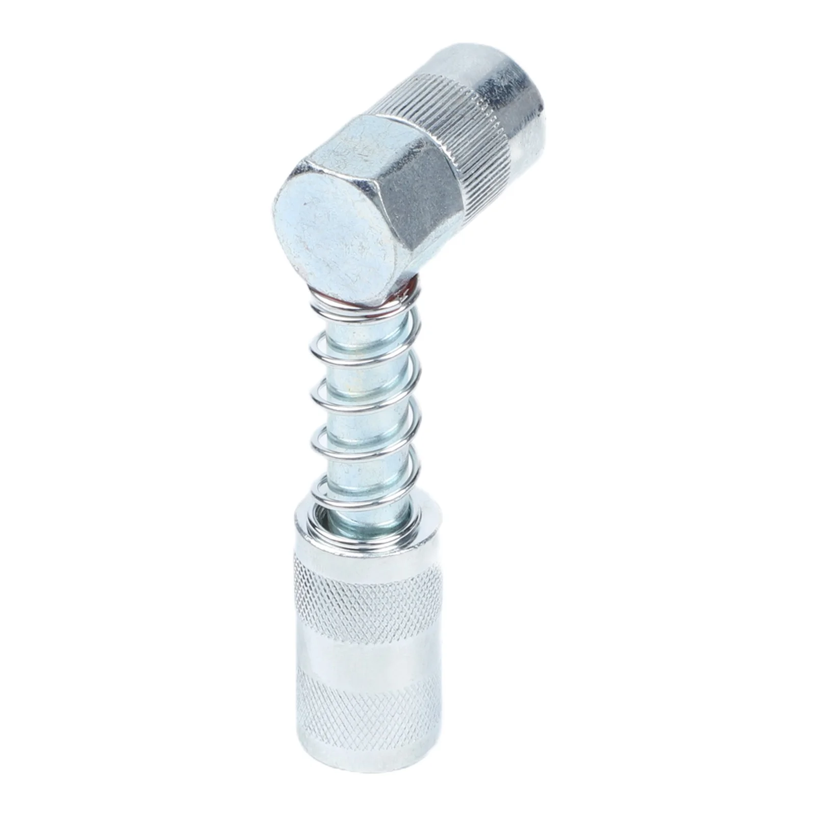 1pcs Right-angle Yellow With Nozzle 90° Grease Coupler Adapter Steel Tools For Tight Spaces & Efficient Hand Tool Accessories