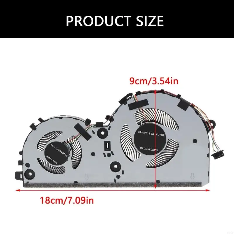 C90F CPU COOLING FAN สำหรับ L340-15IRH L340-17IRH GAMING LAPTOP COOLING FAN CPU กราฟิกการ์ดการ์ดระบายความร้อน