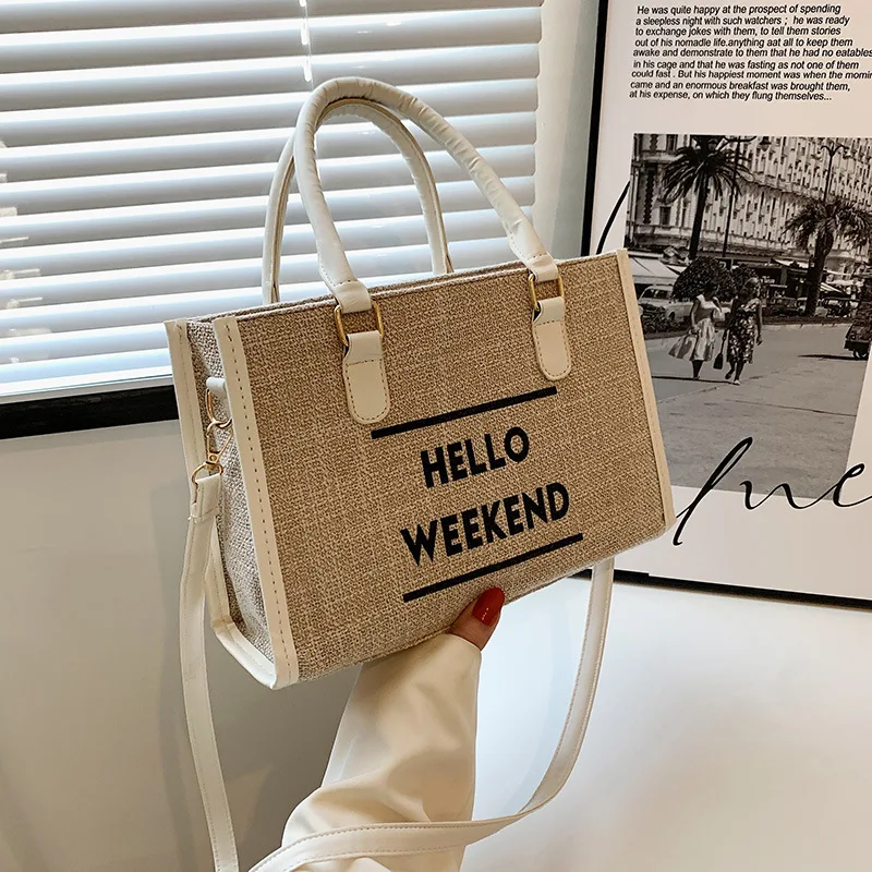 

Retro Faion Canvas Tote Bag Women's Casual Lightweight Large Capaci Single oulder Bag Sli Trendy Handbag