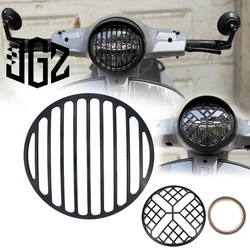 Motorcycle Headlight Grille Cover Cover Lamp Face Shield Protector For VESPA GTS 300 250 200 125 2019 2020 2021 Accessories