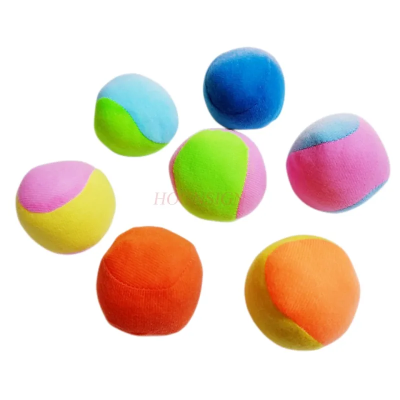 

10PCS Sticky Ball, Dart Plate, Kindergarten Throwing Cloth, Sucker Ball, Outdoor Parent Child Sports Sandbag, Sticky Target Ball