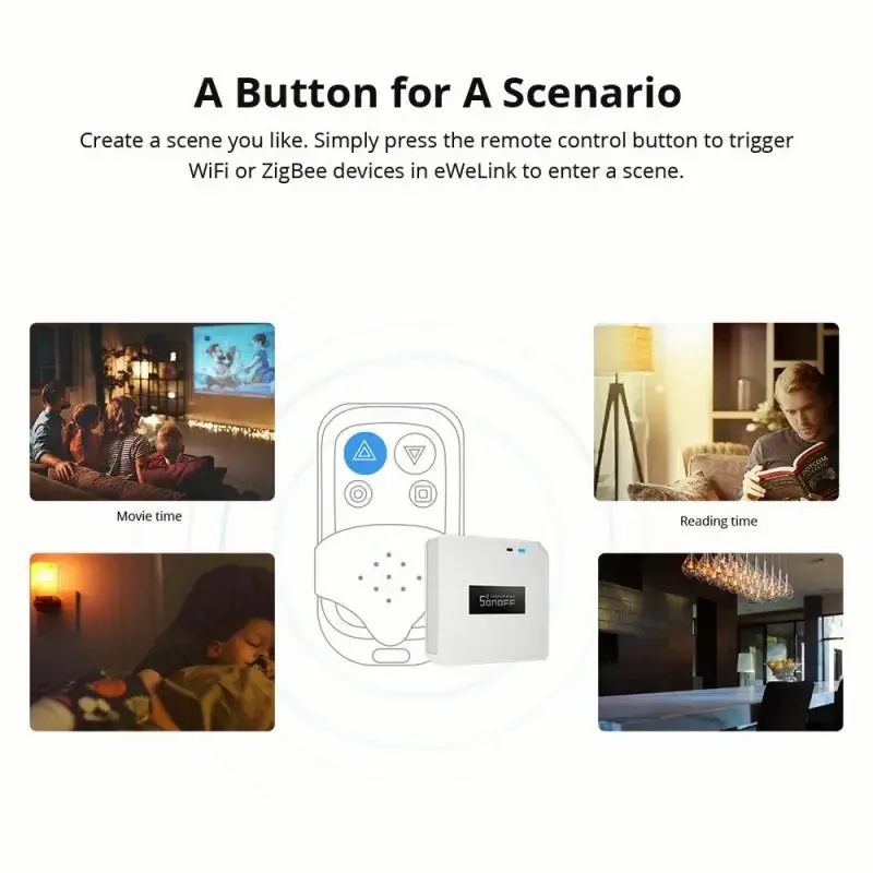 Sonoff-WifiからWifiへのRF 433コンバーター,スマートホームモジュール,リモートコントロール,ewelink経由のハブ,alexa,Google