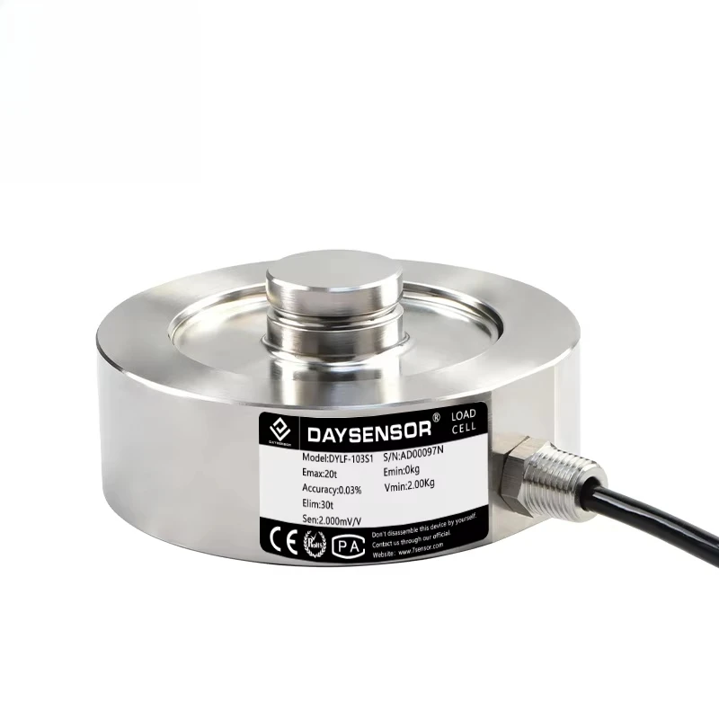 

High Capacity Pressure Load Cell Weight Sensor for Force and Pressure Measurement Model 103 Available in Bulk Quantities
