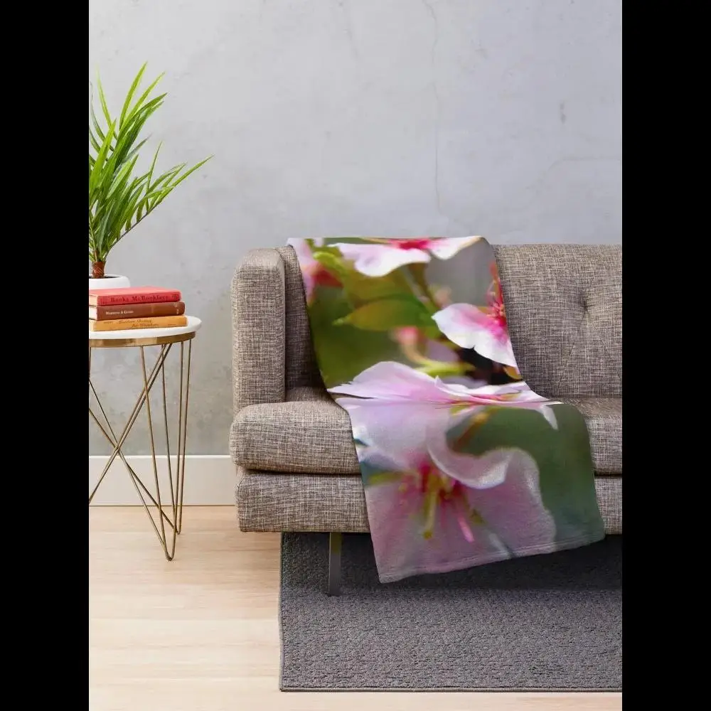 

Плед Cherry Blossom UpClose с мягким уютным клетчатым узором для дивана, кровати, декора гостиной