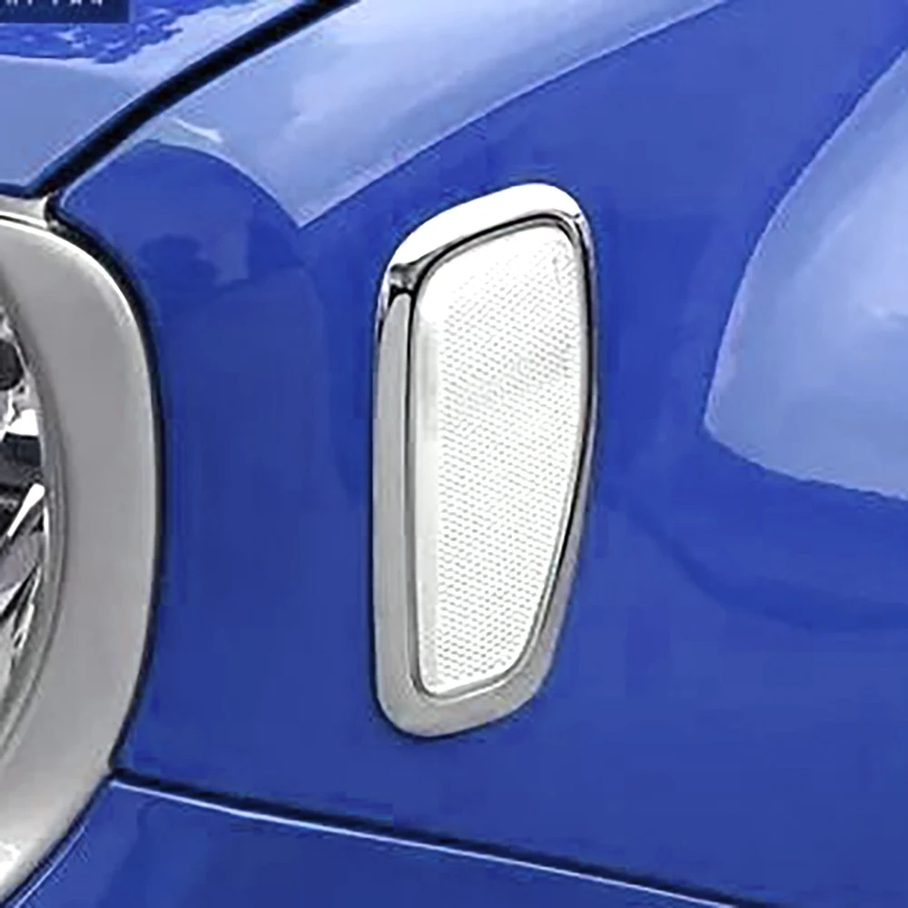 

Chrome Turn Signal Indicator Bezel Trim Moulding For 2016 - 2022 Jeep Renegade Accessories