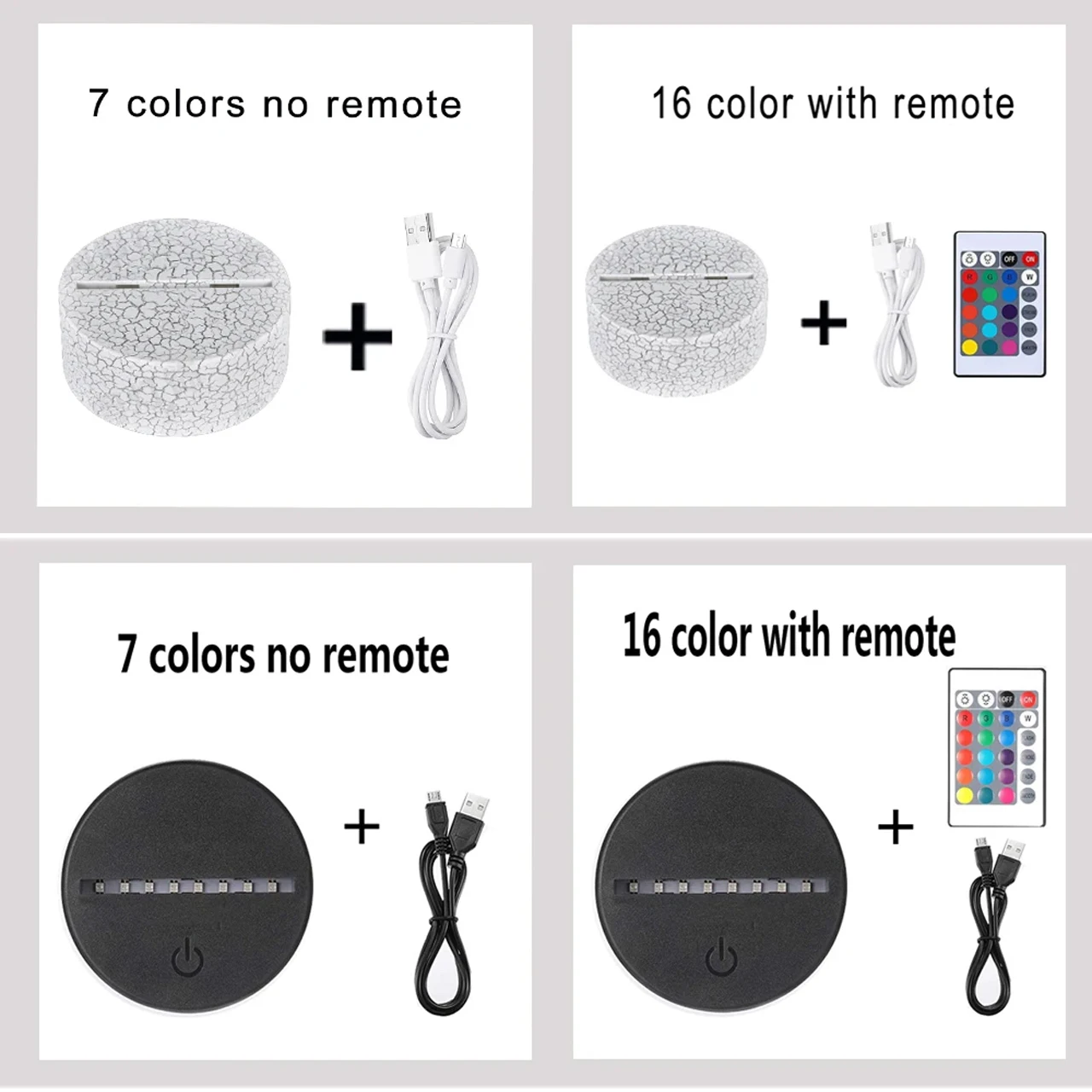 3D الوهم ليلو وستيتش LED ضوء الليل الذكية اللمس غرفة ديكور السرير ليلة ضوء عيد ميلاد عيد الحب هدية الكريسماس