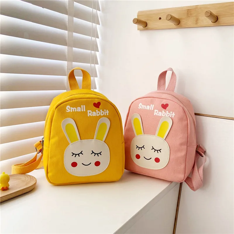 

Cartoon Rabbit Kids Backpack Baby Kindergarten Student Schoolbag 1-5 Y