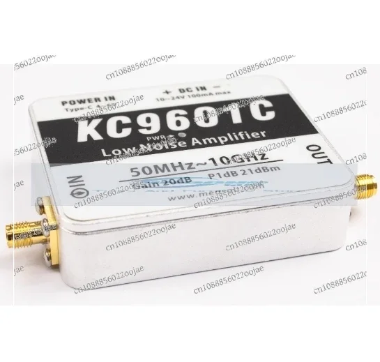 KC9601C Low Noise Amplifier 50M-10GHz 20dB High Linearity Type-C Power Supply LNA