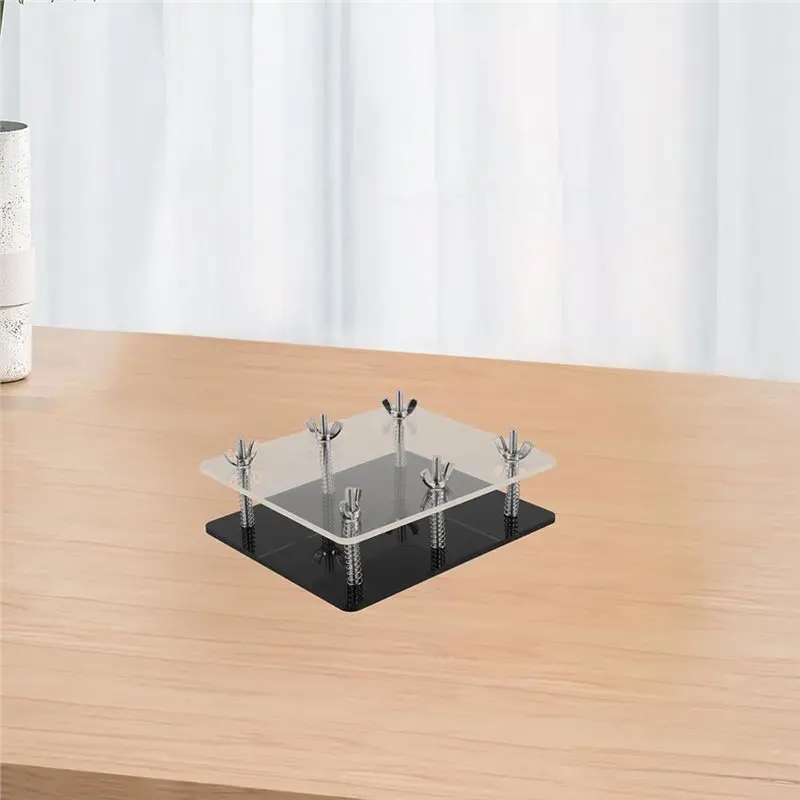 DT19-For Repair And Protection 2PCS Card Bending Corrector Tool:Flat Card Press-Kit With Acrylic Holder Flattering Device