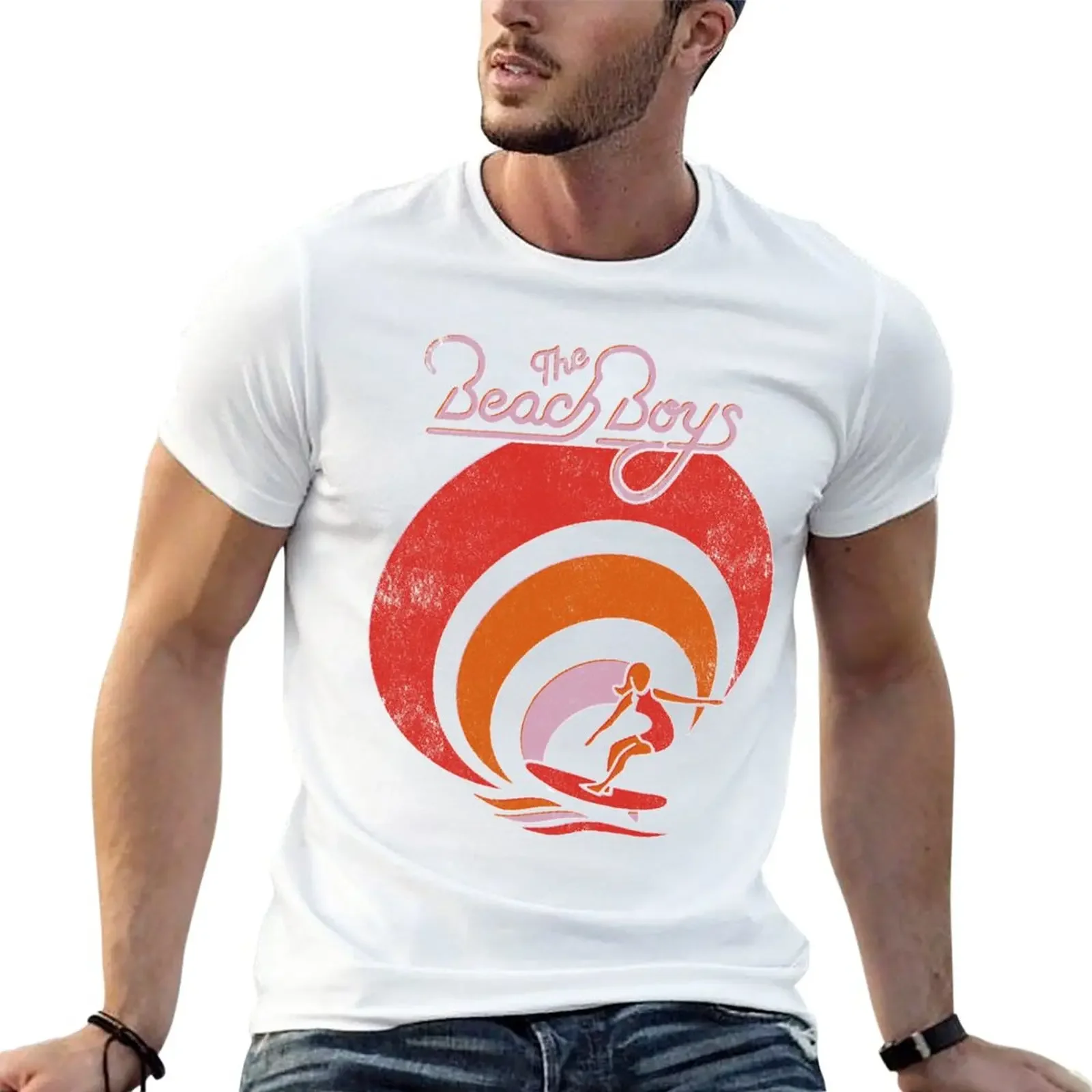 

New Beach-Boys-Surfer-Girl-Essential-T-Shirt blacks oversized graphic tee shirts men