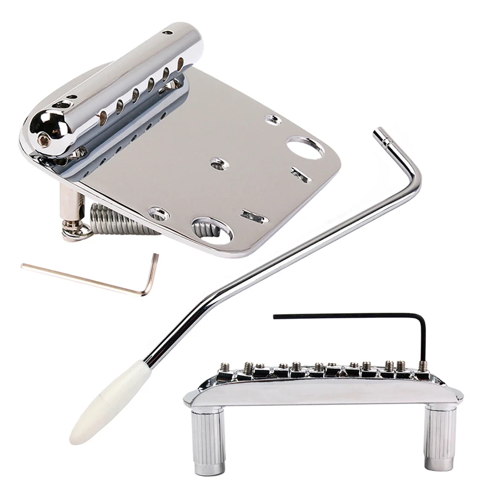 Exquisite 6 String Guitar Tremolo Bridge Tailpiece Set for Guitar Guitar Part Accessories