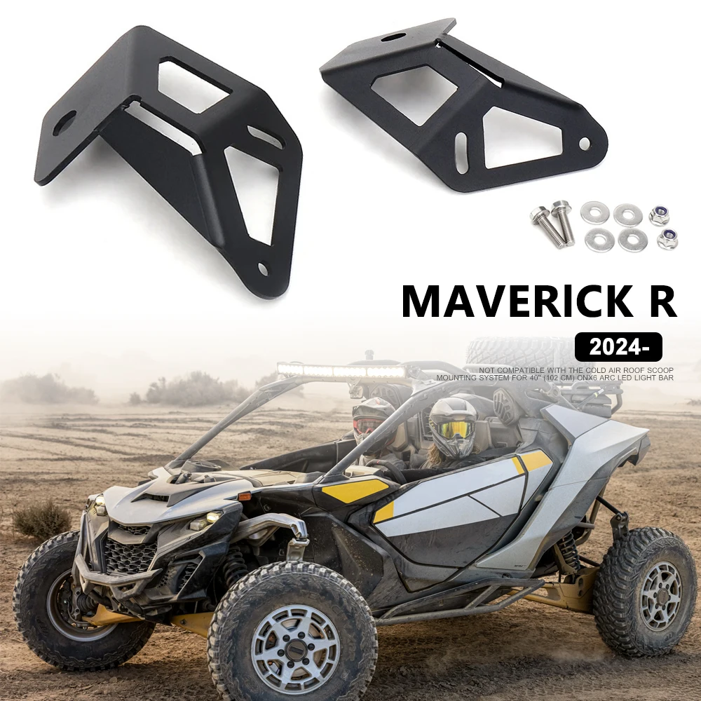 

New UTV Accessories Low & High Position LED Light Side Mount Bracket Kit For Can-Am Maverick R For CAN-AM MAVERICK R 2024