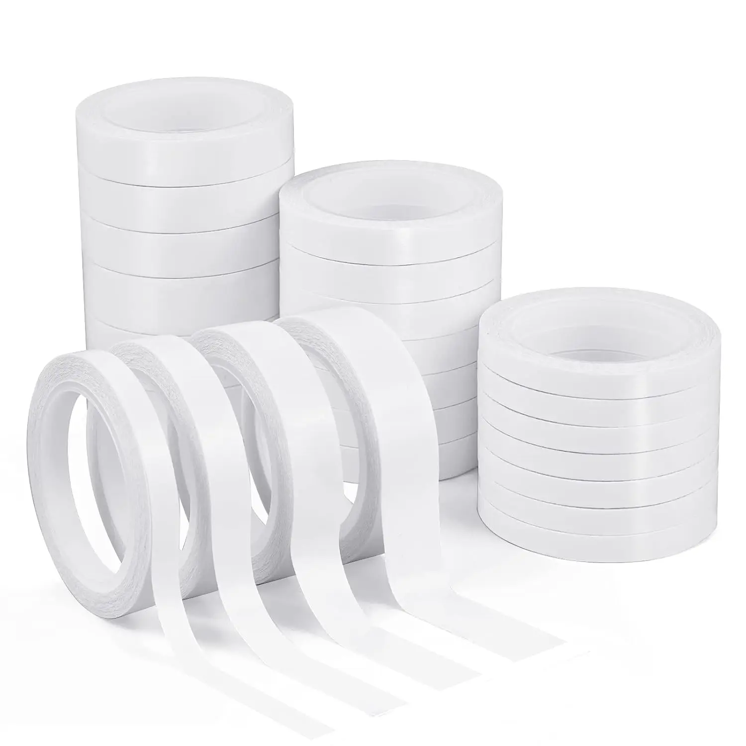 8/800m Double Sided Tape Ultra-thin White Strong Sticky Tapes Stickers Super Adhesive Tape Strips for Home Office Supplies