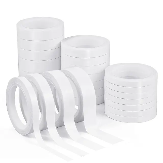 8/800m Double Sided Tape Ultra-thin White Strong Sticky Tapes Stickers Super Adhesive Tape Strips for Home Office Supplies 2