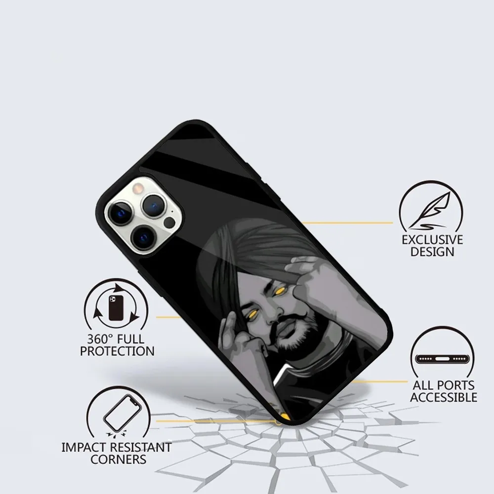 Sidhu Moose Wala  Indian Rapper Phone Case For iPhone 15,14,13,12,11,Plus,Pro,Max Mini Magsafe Magnetic Wireless Charging