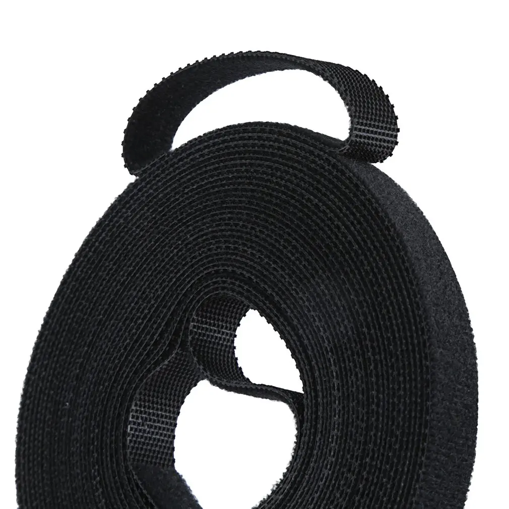 New 10mm Wide Cable Tie Cable Manager Winder Nylon Cable Clip Tie Belting Magic Strong Sticker Professional Strap Magic Sticker