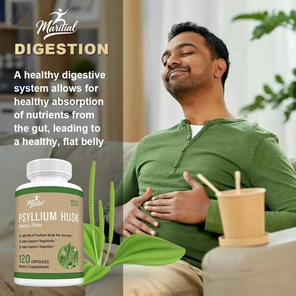 Psyllium Husk - Natural Soluble Fiber, Good for Intestinal , Cleansing, Detox, Supports Digestive System Supplement