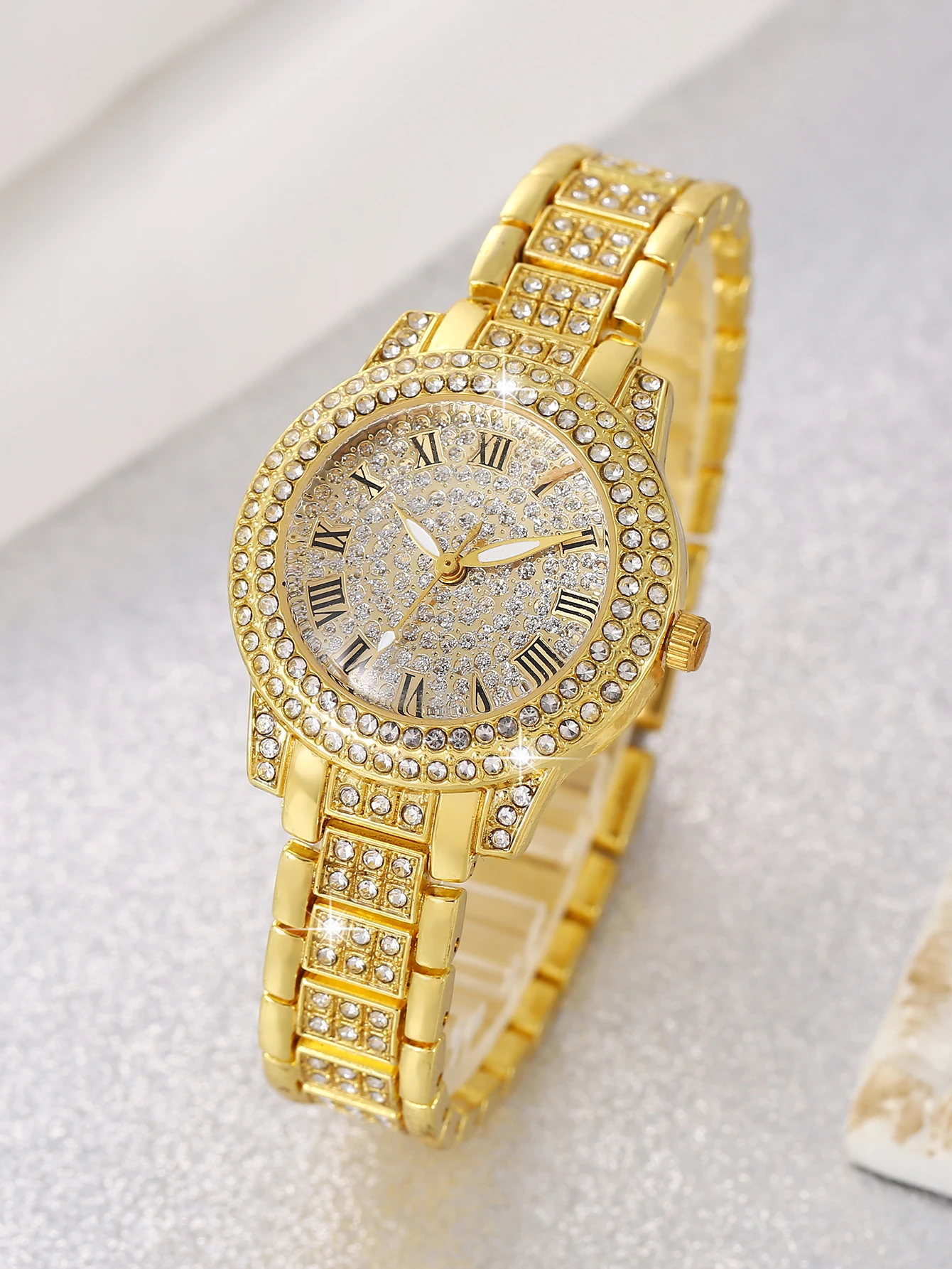 Fashionable round Ladies Quart - Jewelry Watch Making recension och pris