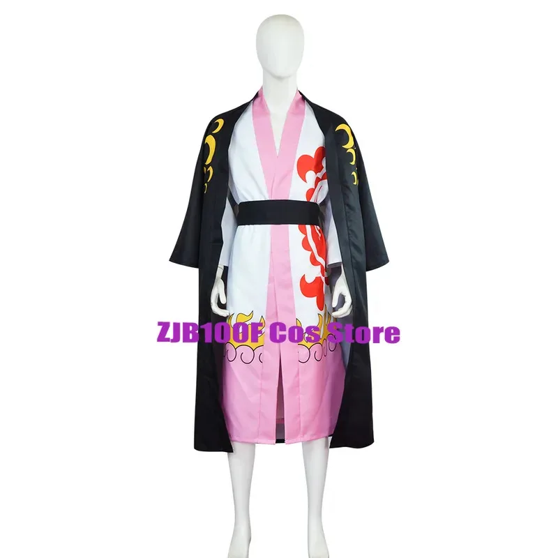 Guerrier Kozuki Cosplay Anime Wano pays Momonosuke Costume général Kimono cape uniforme Halloween tenue de fête pour hommes
