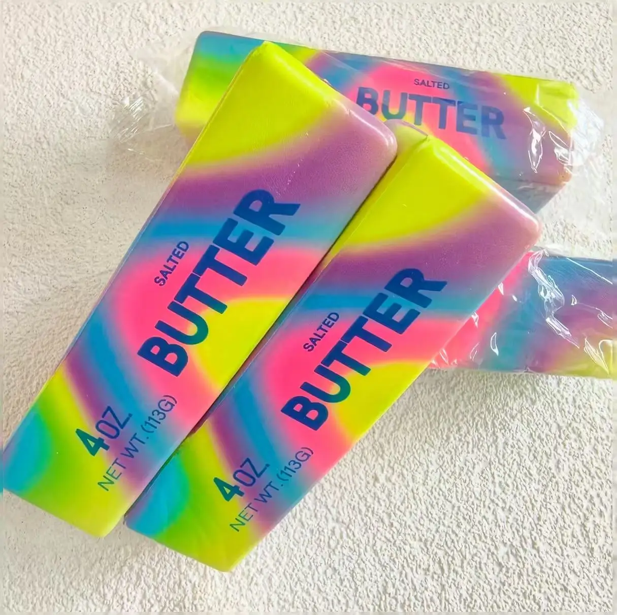1/2/3/5 Pieces of Soft and Squeezable Butter Sticks Hand Squeezed Adult Fidget Toy Gifts to Relieve Anxiety and Stress for Adult