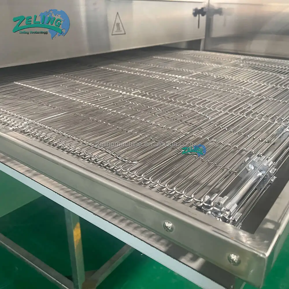 New Commercial Conveyor Pizza Oven 32 Inch Gas Tunnel Baking Machine With Stainless Steel And 3D Convection For Restaurants