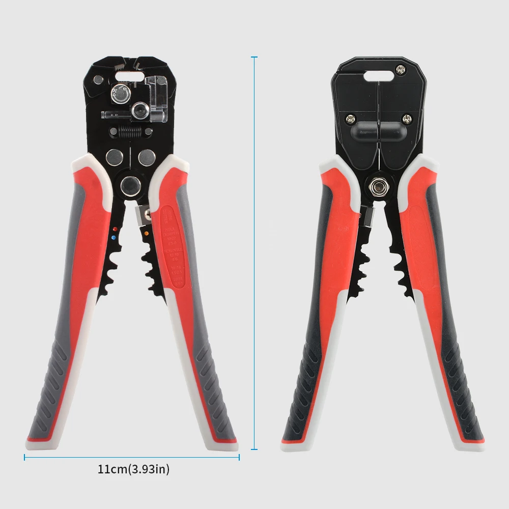 Wire Stripper Pliers Multifunctional Crimping Tool Wire Cutter AWG 24-10 for Marine Boat Automotive Electrical Wiring