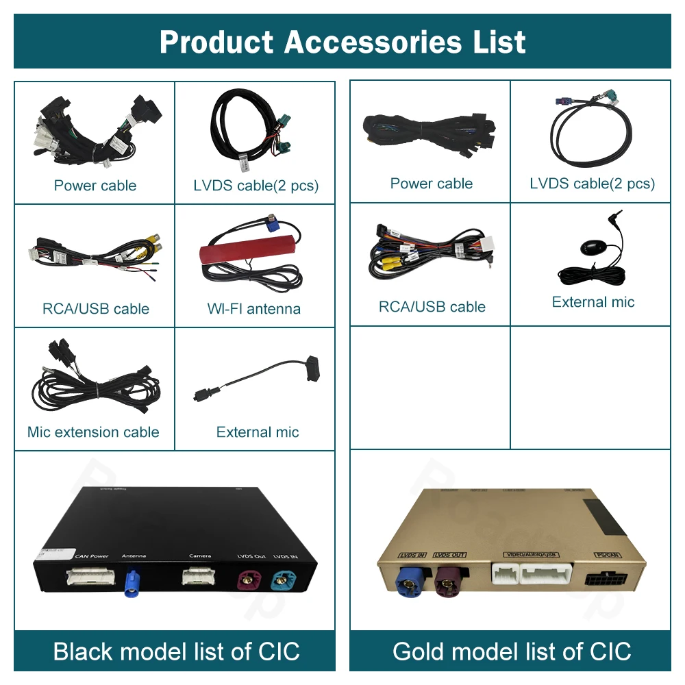 Bezprzewodowy CarPlay dla BMW serii 6 F06 F12 F13 G32 2010-2020 CIC,NBT,EVO, z funkcją lusterko samochodowe AirPlay z systemem Android