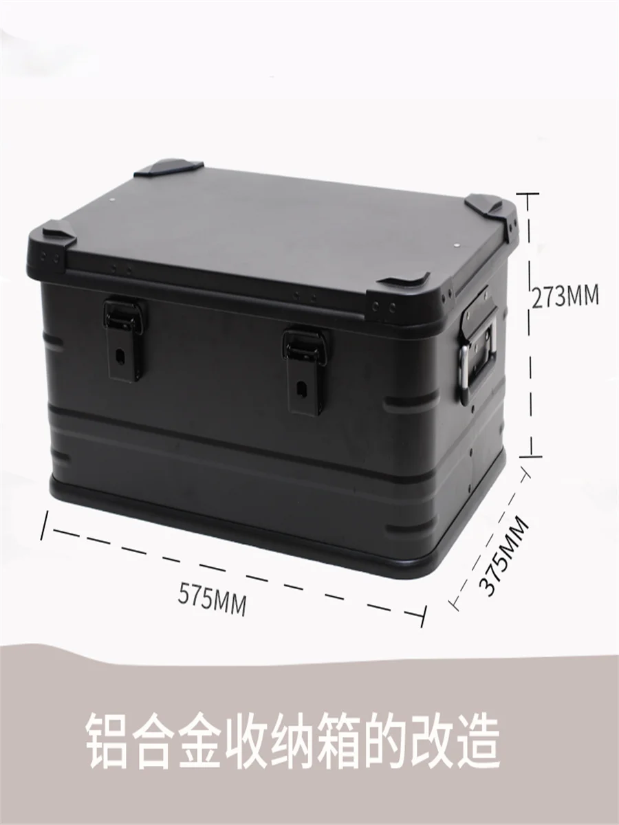 Outdoor Camping Folding Aluminum Box Table Board IGT Cover Hole Plate DIY Container Box Tool Tactical Hanger Side Stove Rack