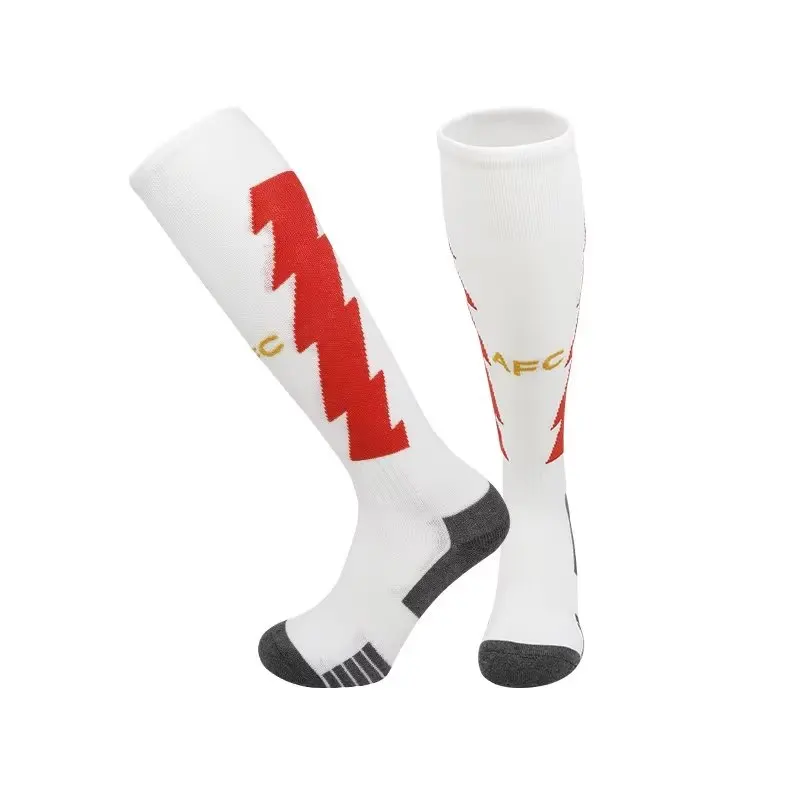 23-24 Season Club Of Team Soccer Socks Adult Kids Style Breathable Thicken Sport High Knee Football Long Training Match Stocking