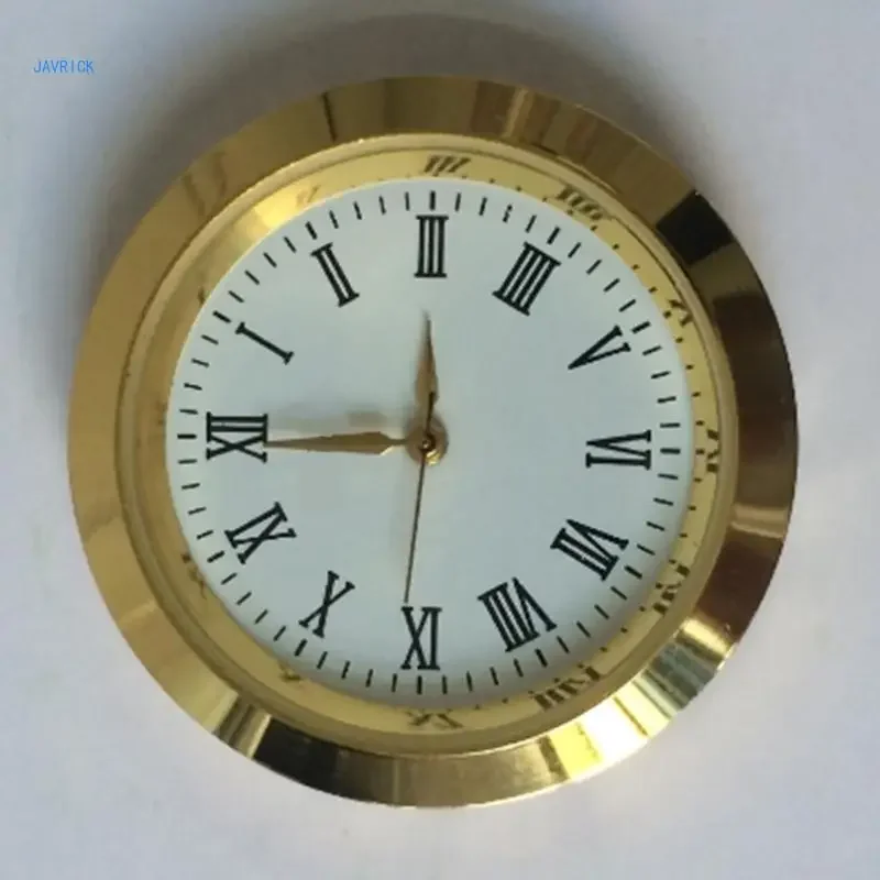 Clock Movement Round Clocks for Head Insert Clock Craft for Women Men Wearing Watch Replacement Part Supp