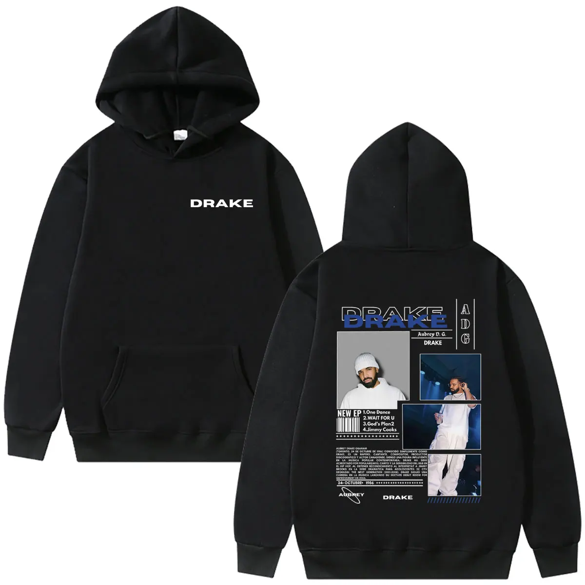 

Rapper Drake Merch 2026 Hoodie Men Women Hip Hop Fashion Pop Music Streetwear Unisex Vintage Casual Oversized Pullover Hoodies