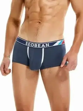 

Новое летнее нижнее белье, однослойная мужская сумка с низкой талией, однотонное нижнее белье, впитывающее пот из чистого хлопка 10208.