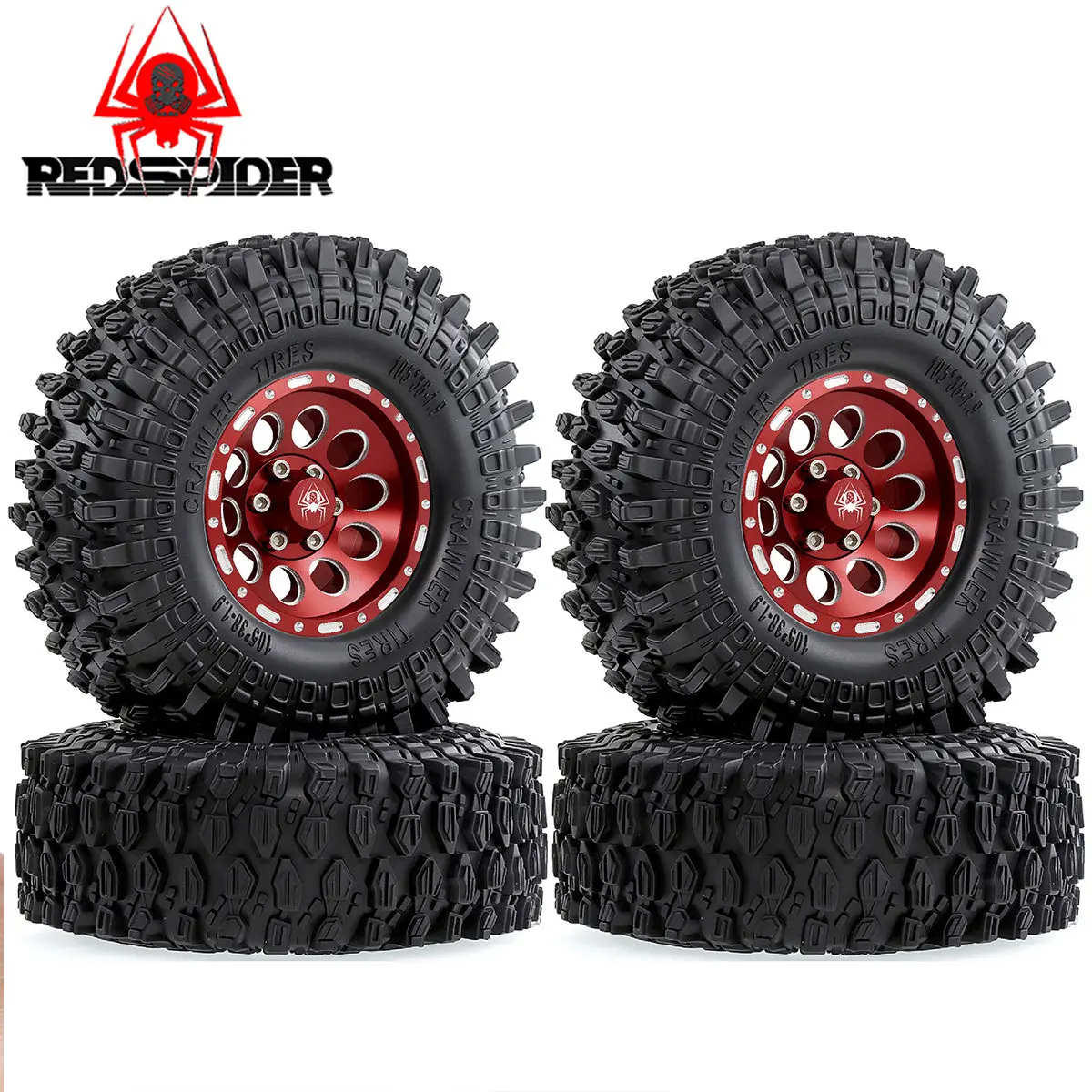 

1/10 108mm Claw Tire1.9 Inches Climbing Car Tires for D90 FMS Axial SCX10 Pro Capra TRX4 RC4WD Upgrade Parts Kit RC Car