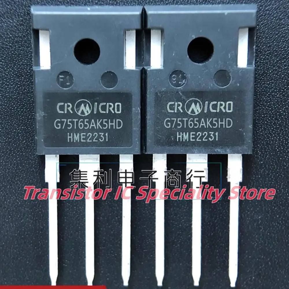 5PCS-10PCS  G75T65AK5HD  IGBT 75A650V CRG75T65AK5HD Imported  Original  Best Quality