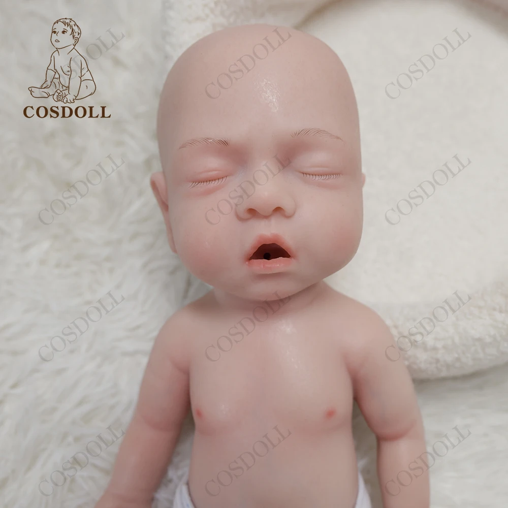 COSDOLL 15 นิ้ว 1640g ตุ๊กตาเด็กสมจริง 100% ซิลิโคน Reborn Bebe ตุ๊กตา Coco ตุ๊กตาเด็ก DIY เปล่าของเล่นเด็ก