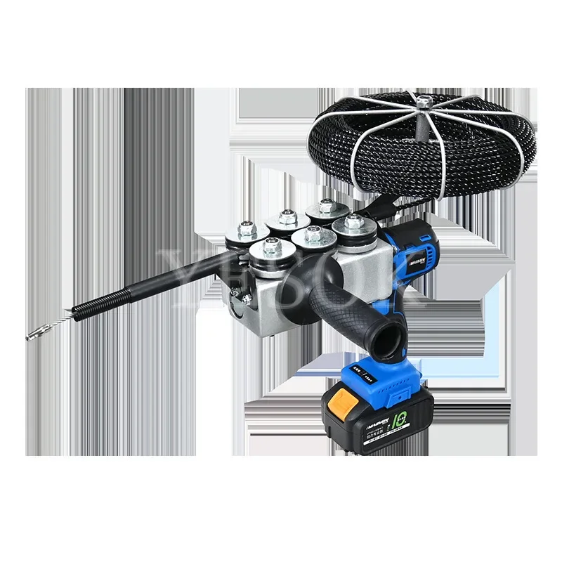 Rechargeable Brushless Threading Machine Automatic Electric Puller Through Wall  Lithium Battery  Threader