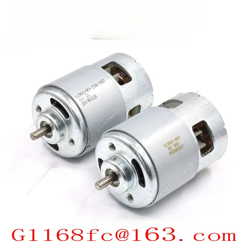 High Power High-speed RS-887 Motor DC 36V 40V High Torque Weeding Machine Electric Tool Electric Saw Motor Parts