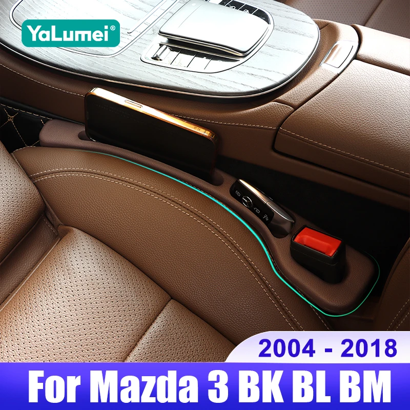 For Mazda 3 BK BL BM 2004 - 2008 2009 2010 2011 2012 2013 2014 2015 2016 2017 2018 Car Seat Gap Crevice Storage Box Accessories