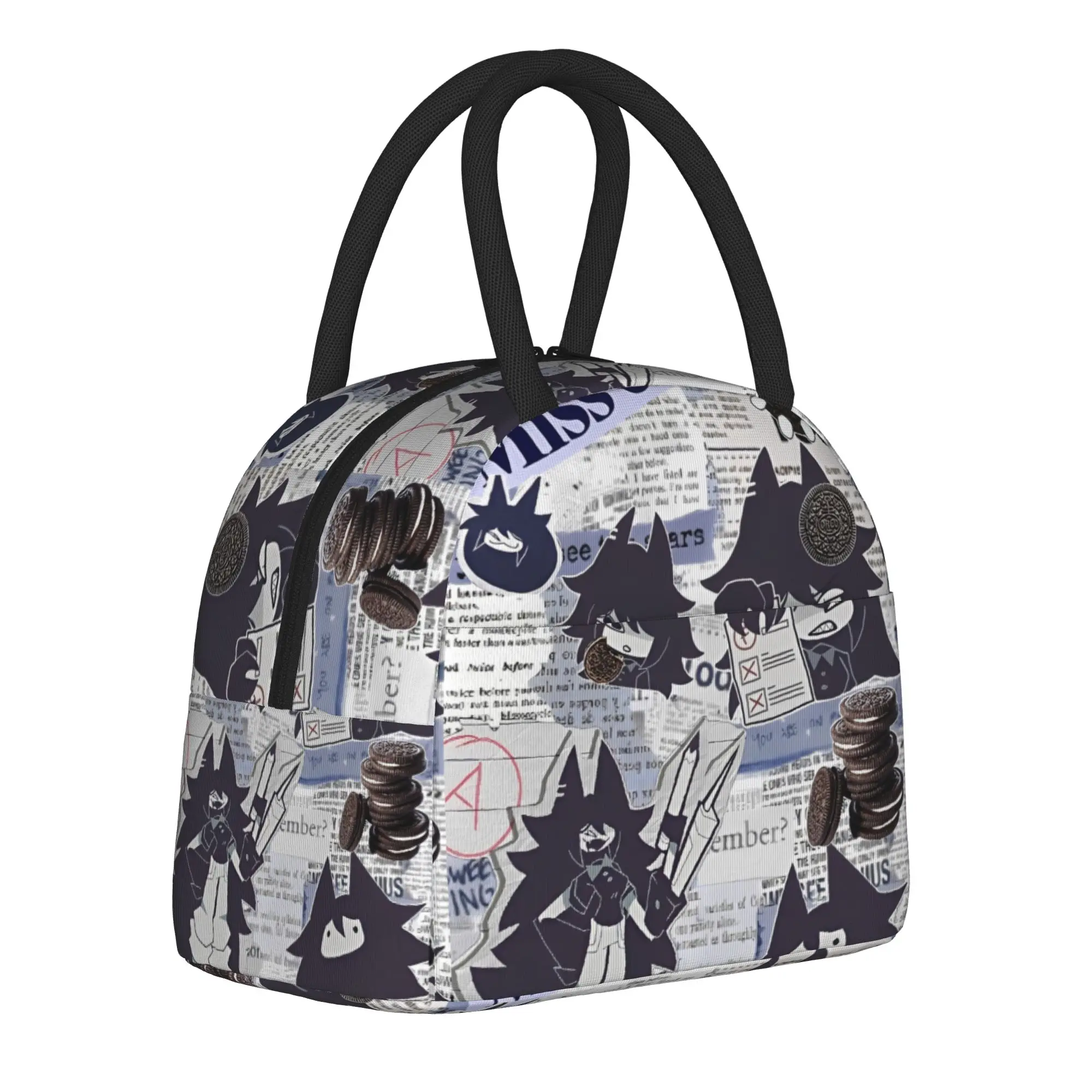 Fundamentals Paper Education Anime Merch Insulated Lunch Bags For School  Food Storage Bag Portable Thermal Cooler Lunch Box