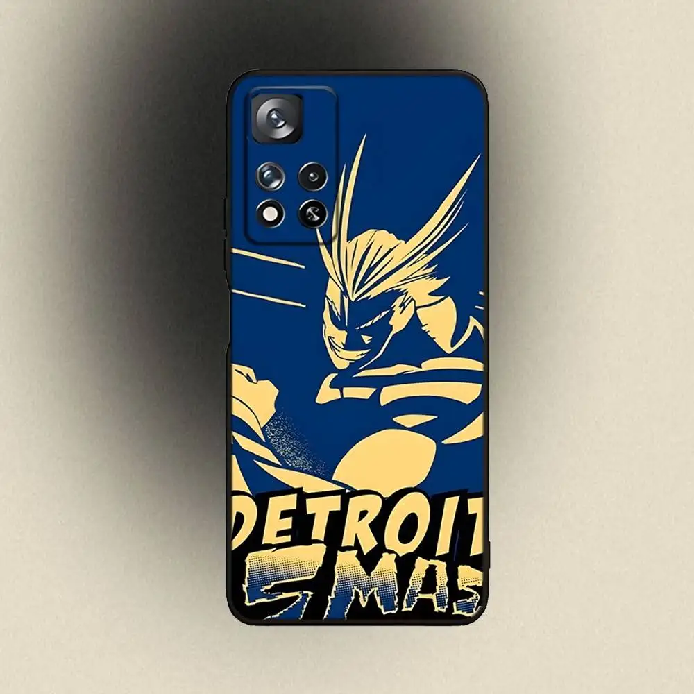 私のヒーロー A-Academia オールマイト電話ケース サムスンギャラクシー A 91、80、73、72、53、52、51、22、5G、プラス、J、ノート用 ソフトブラックカバー