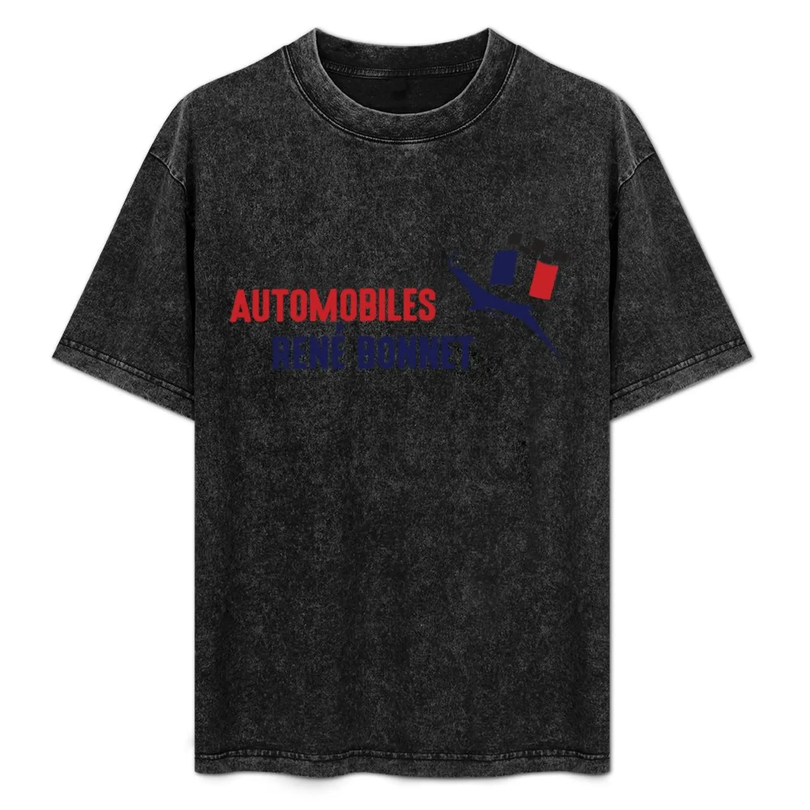 Automobiles René Bonnet original emblem - colour print T-Shirt graphics plus sizes men t shirts