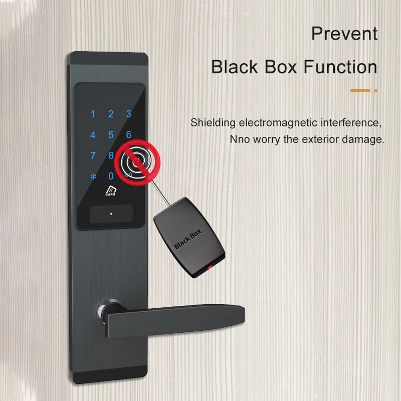 Sliver Color JCBL620 Smart Wireless TTlock App Bluetooth Door Lock Electronic Digital Combination NFC IC Card Lock For Apartment