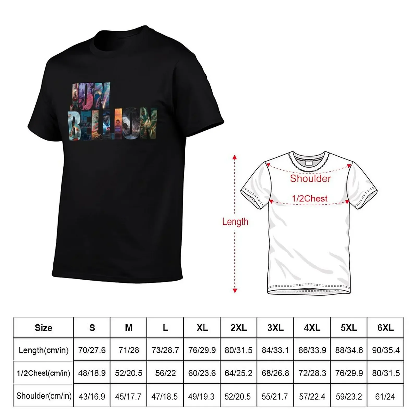 Jon Bellion Human Condition Album Art Mashup T-Shirt sublime plus size clothes mens designer t shirt